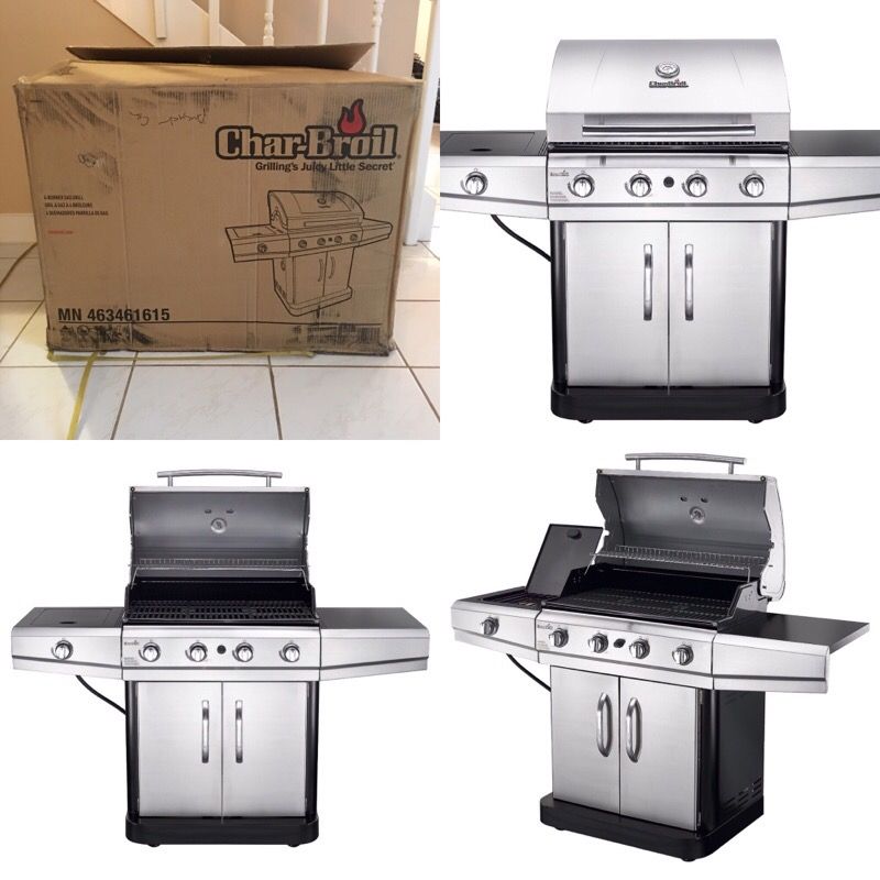 Car Broil 4 Burner Gas Grill w Side Burner 463461615 for Sale in Delray Beach FL OfferUp