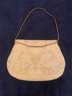 Purse vintage/ Antique beaded 8 1/2” x 6”