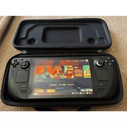 Steam Deck Lcd 512GB card/case/charger With original box