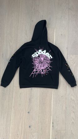 SP5DER P*NK HOODIE Black