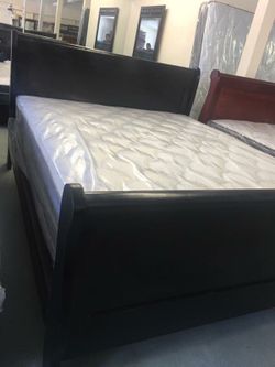 calking bed frame with mattress