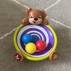 Bright Starts Spin Giggle Puppy Ball Popper Activity Toy Ages 6 months for Sale in Pompano Beach FL OfferUp