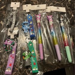 Pens and key chains