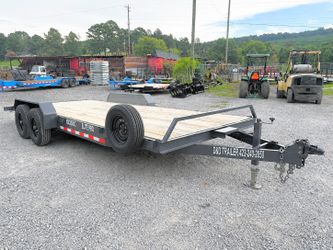 New 7x20 10k Rockbuilt Elite Pro Premium Deluxe Car Hauler Trailer