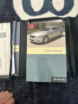 Lexus gs owners manual