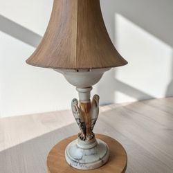 Vintage Italian Alabaster Art Deco Lamp With Stork Motif • Elegant VintageStorks • Collectible Vintage
Italian Alabaster Art  Deco Lamp Stork Motif 