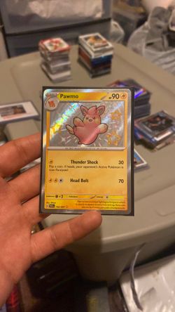 Pawmo #143 Paldean Fates Holofoil NM Pokemon Card