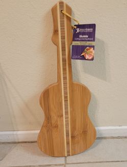 Brand New "Totally Bamboo "Ukulele Serving Board