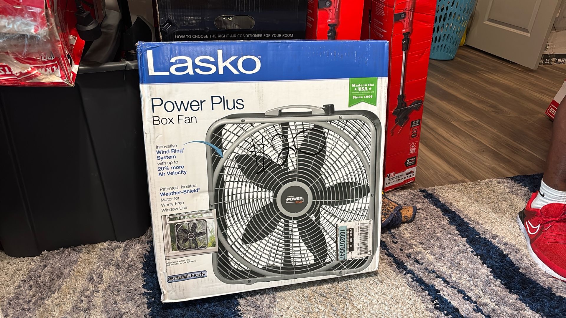 Lasko Power Plus Box Fan 