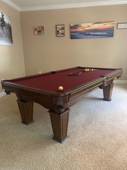Solid Wood Pool Table Sale