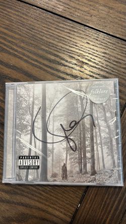 Signed Taylor Swift Folklore CD