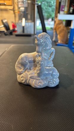 Vintage Iridescent Lusterware Unicorn Figurine
