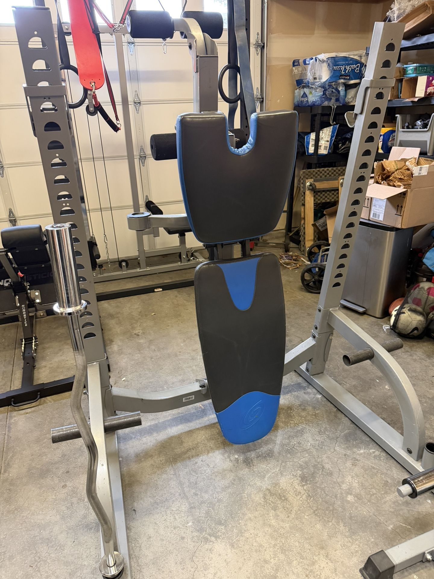 Versatile Free Weight Machine