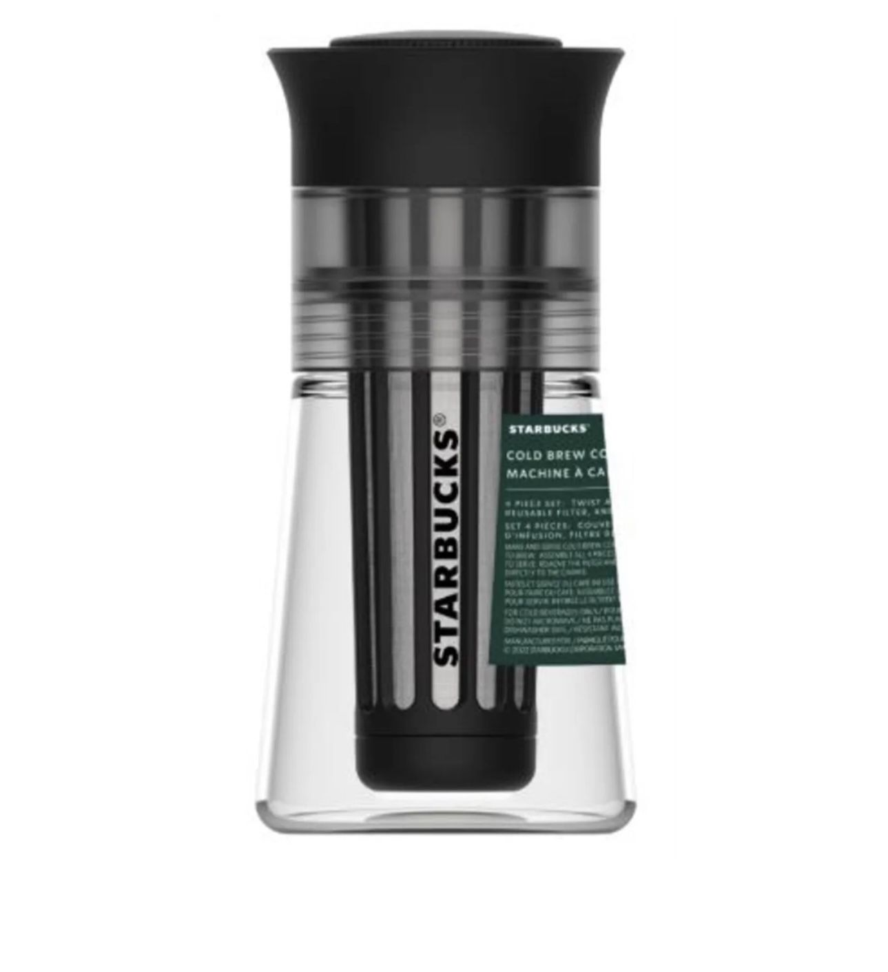 Starbucks Glass Pitcher Cold Brew Coffee Maker 24 oz./ 710 ml ( Brand New )