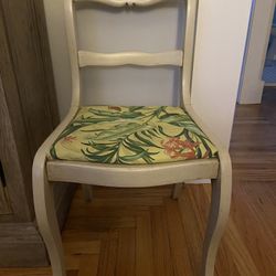 Antique Duncan Phyfe Rose Back Side Chair