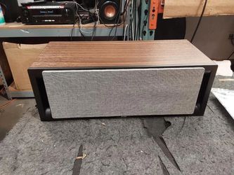 Elac LAC DCR52-BK Debut Reference Center Speaker with 5.25" Woofers - Black/Waln