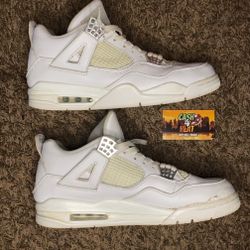 Air Jordan 4 Retro 25th Silver Anniversary! Size: 12