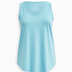 Torrid Blue Sleeveless Top