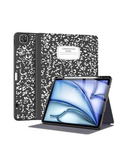 Black Composition Book iPad Air 7th,6th,5th,4th Case