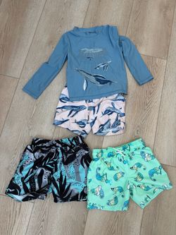 Boys swim trunks size 4T