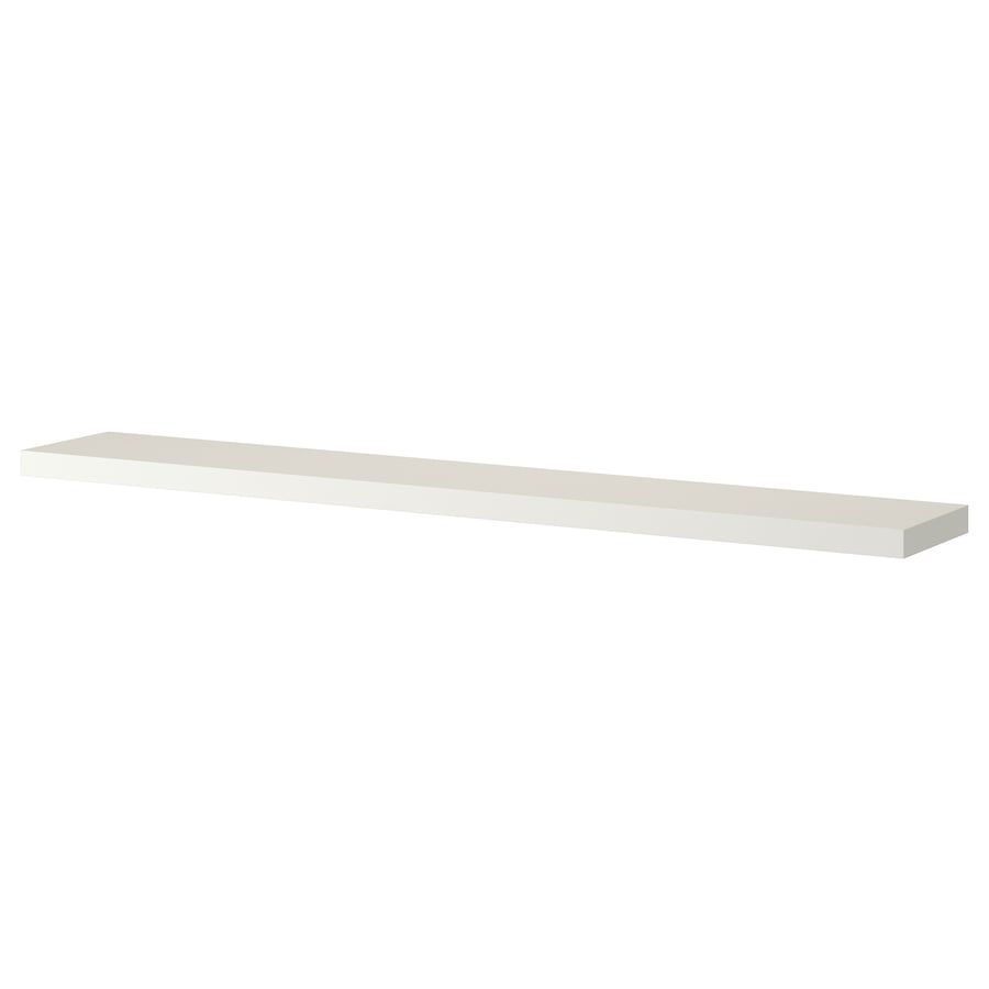 IKEA Long White Floating Shelves