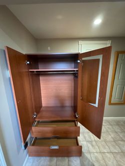 European two-door wardrobe 35x70x22