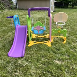 Kids Swing Set/Slide