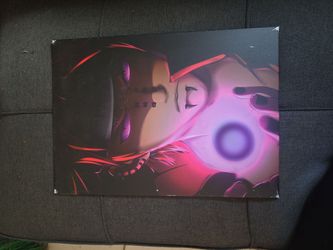 Naruto matte metal poster