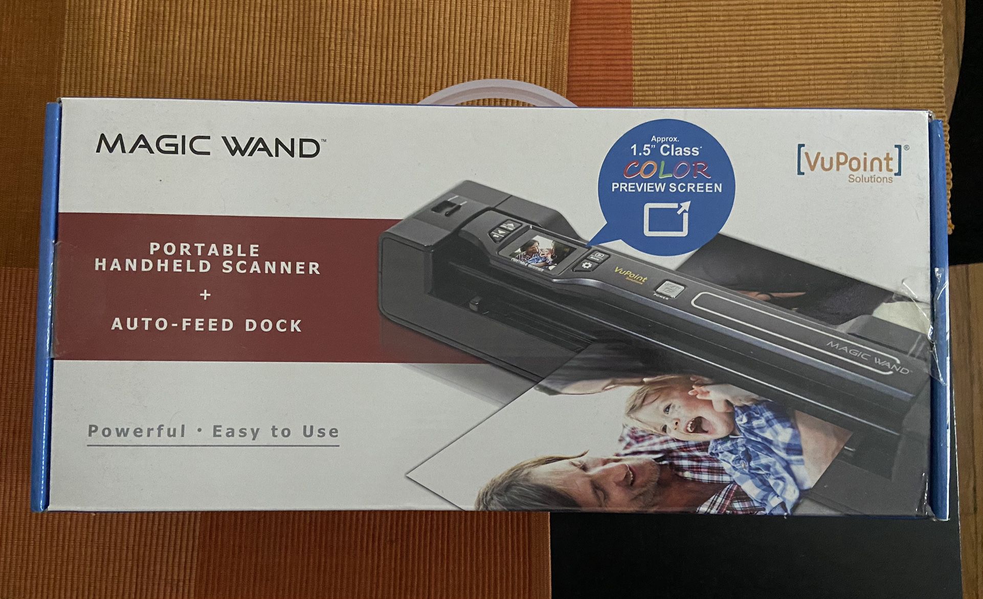 MAGIC WAND™ By VuPoint Solitions  PORTABLE SCANNER & AUTO- FEED DOCK