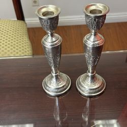 Pure Sterling Silver Candle Sticks  