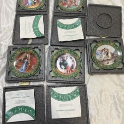 Antique Josephine napoleon plates