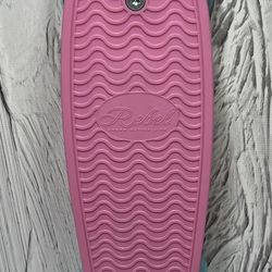 Rebel Urban Skateboard Active Life 17 inch Mini Pink Green  Skate Board Pre Owne