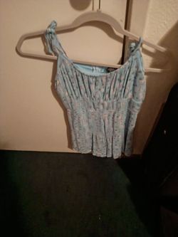 Blue dress