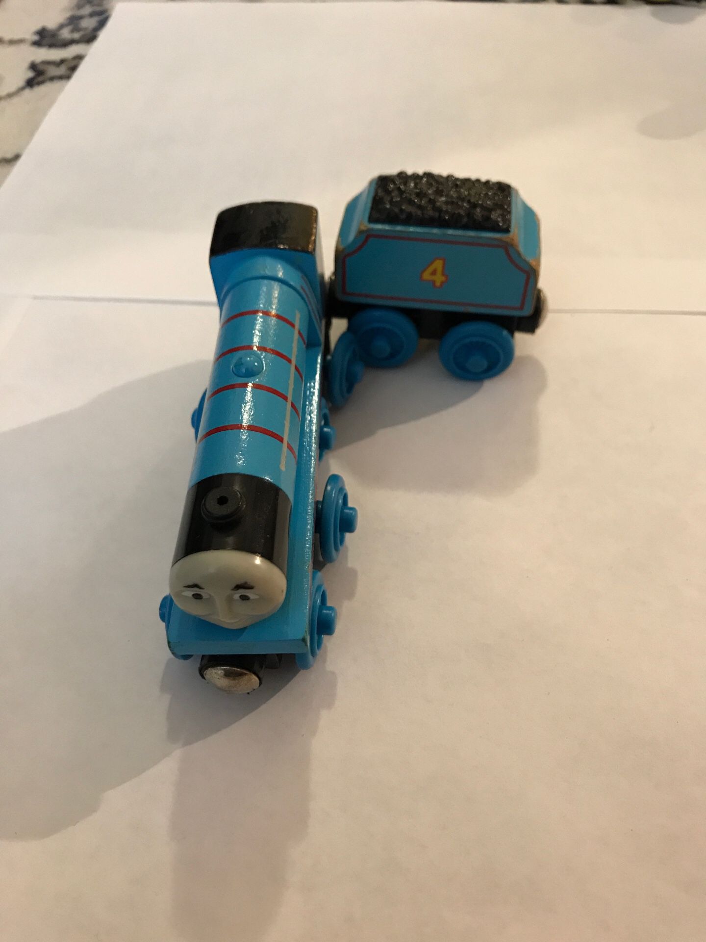 Thomas and his Friends. Wooden Railway Tank Engine - GORDON and his tender