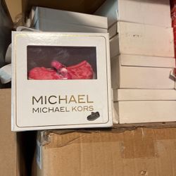 About 60 Pairs Of These Michael Kors Baby Shoes 