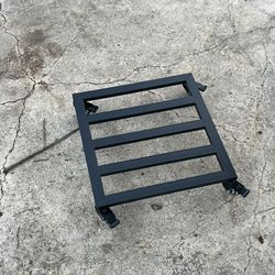 metal plant caddy with wheels