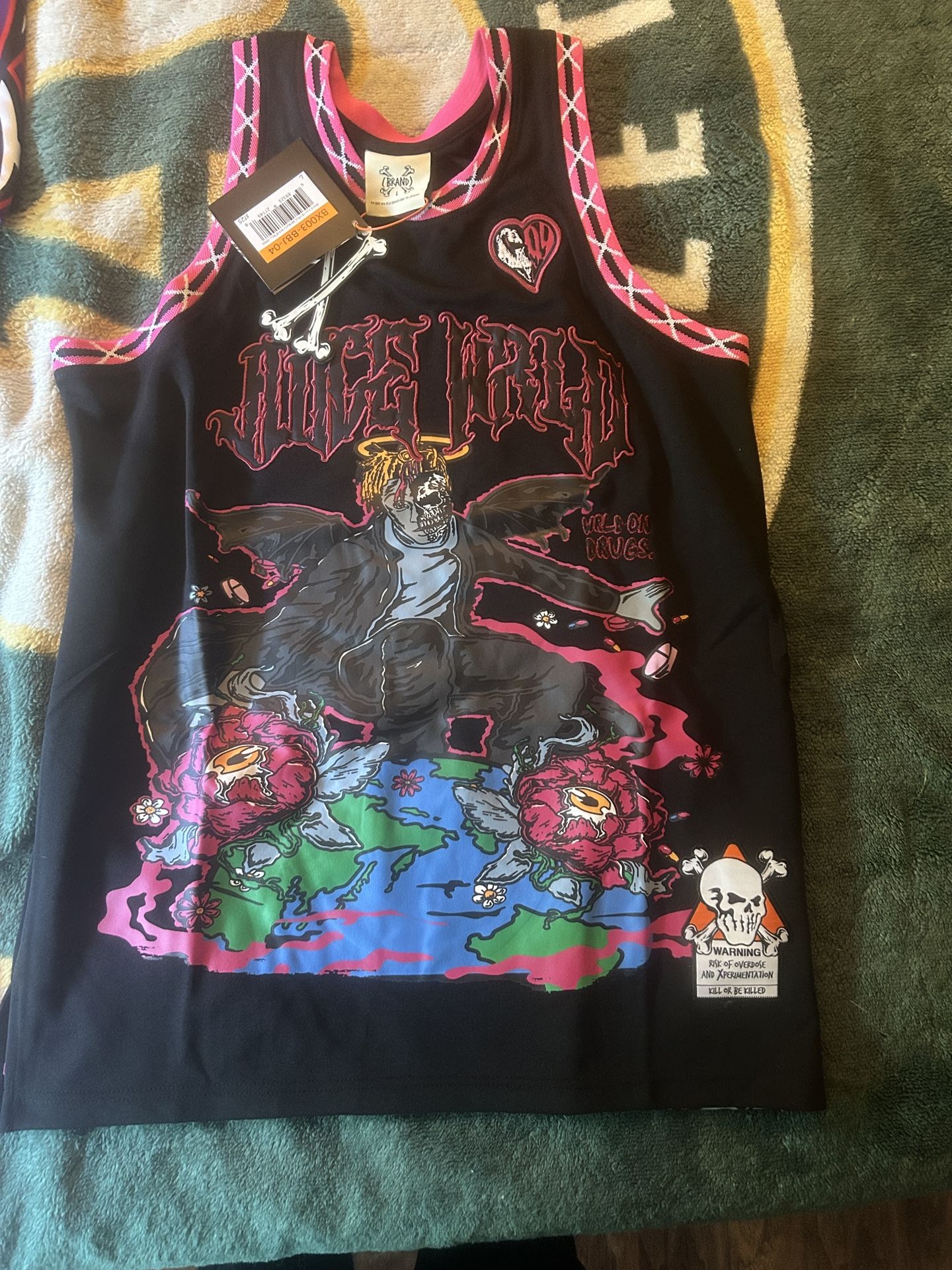 Juice Wrld Brand X Size Large Jersey