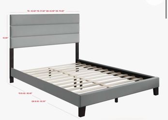 New Upholstered Platform Bed frame
