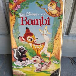 Black Diamond 1989 Walt Disney Classic
Bambi (VHS TAPE)