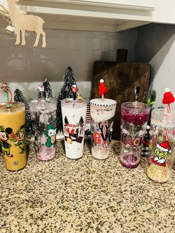Christmas Snow Globe Cups