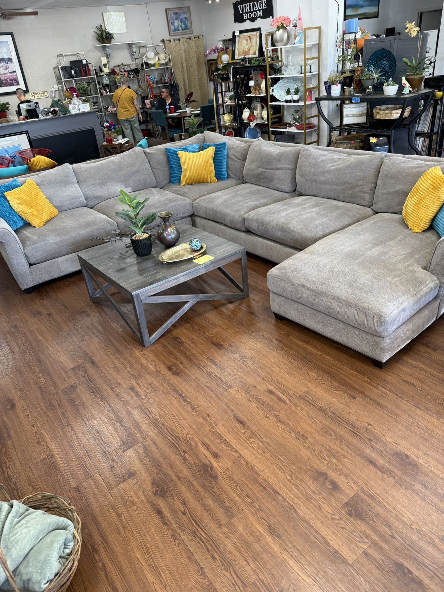 Big Beautiful Gray Sectional From MOR Furniture