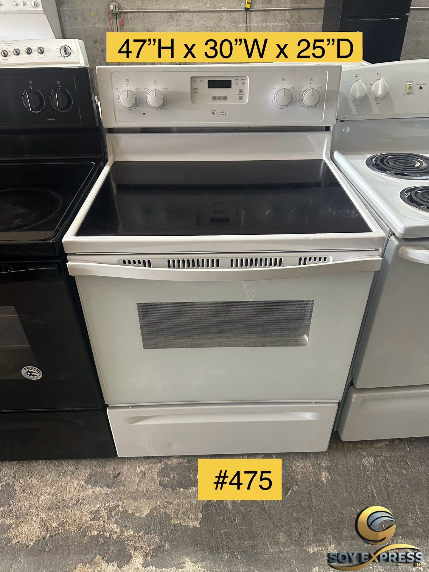 Whirlpool Stove Electric (#475)