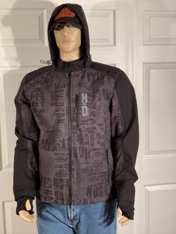 HARLEY-DAVIDSON XXL ROSMAN WINDPROOF SOFT SHELL JACKET