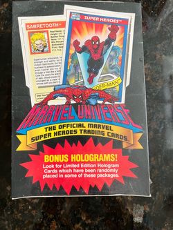 SEALED 1990 Marvel Universe trading cards