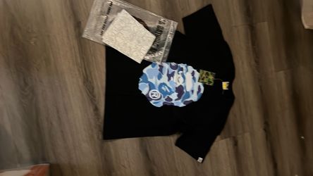 BAPE Camo Graphic Black T-Shirt with Tags