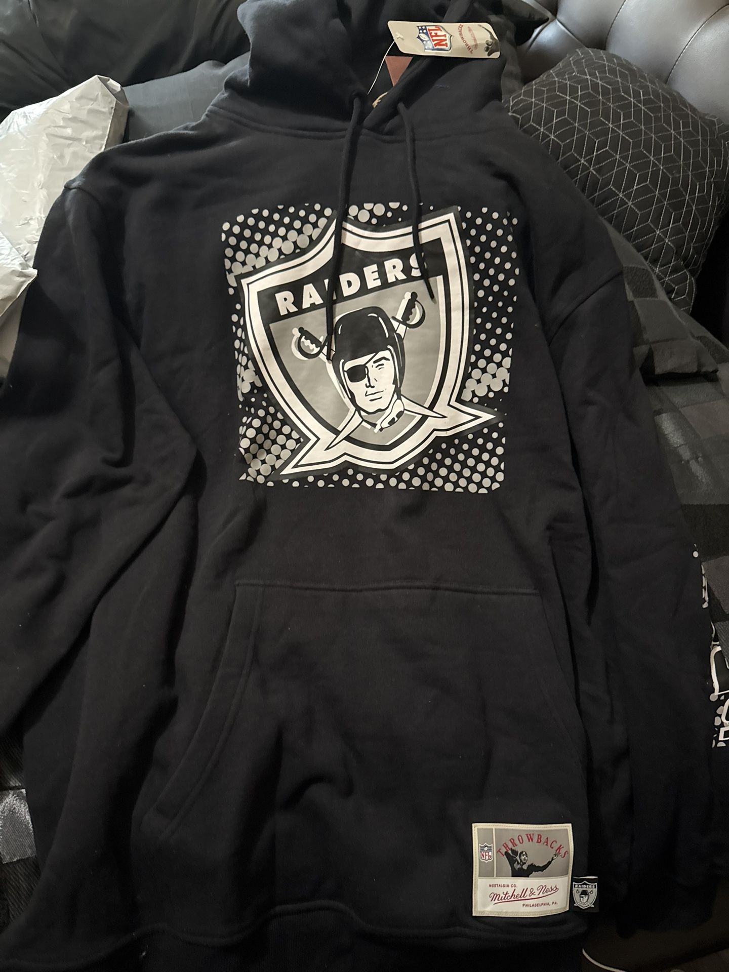Raiders Hoodie Mitchell And Ness
