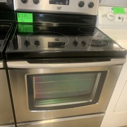 Maytag Electric Stove Stainless Steel Working Perfectly 4 Months Warranty 