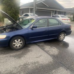 2001 honda accord LX sedan Grey interior blue exterior 