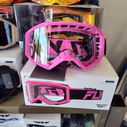 Pink Fly Racing Off-road Goggles $35 Special Deal Brand New