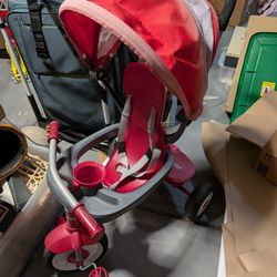 Radio Flyer tricycle, specifically a 4-in-1 Stroll 'N Trike  No Foot Rest